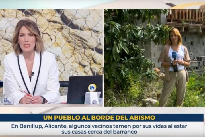 Reportatge de La Hora de La 1 TVE en directe a Benillup